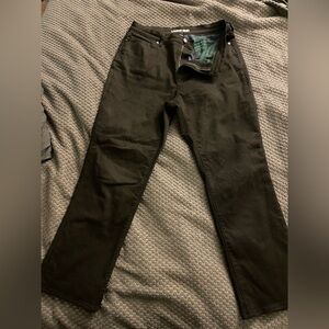 Lands’ End Straight Leg Flannel-lined Jeans